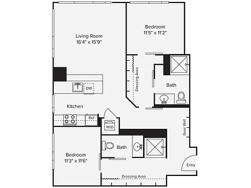 Floor plan B6