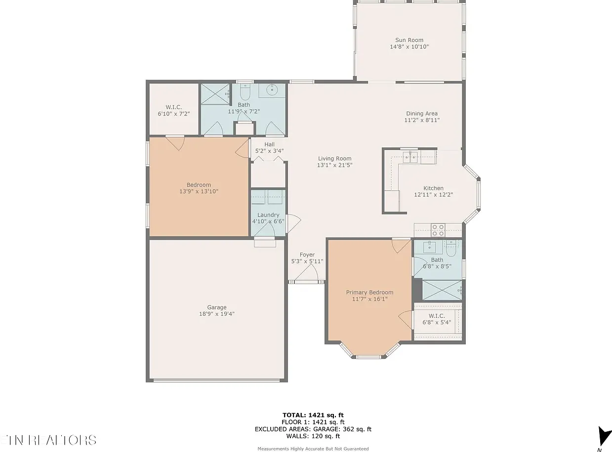 2 bed, 1521 sqft, $2,000 — Photo 2