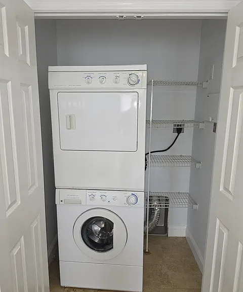 In unit washer/dryer