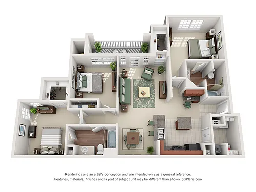 Floor plan Cottonwood