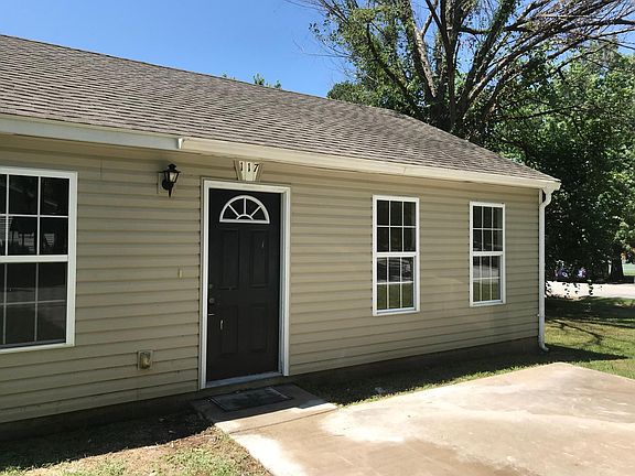 Front entry and parking
