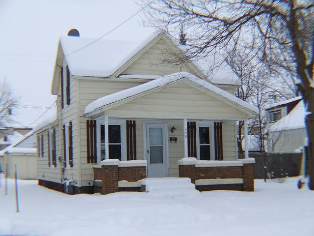 front in winter