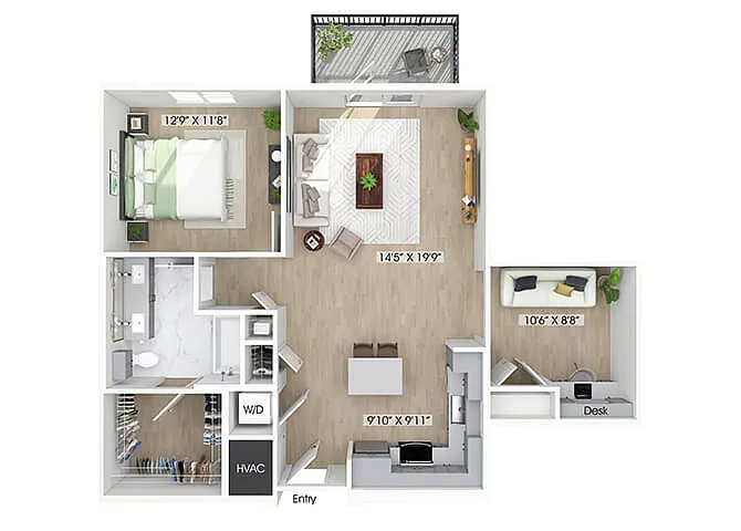 Floor plan A6D