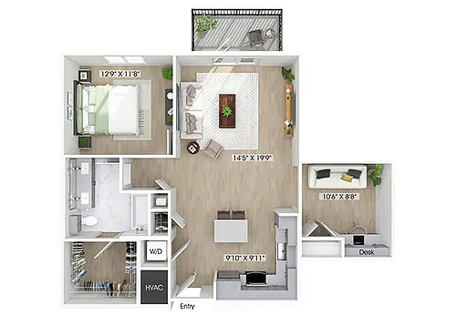 Floor plan A6D