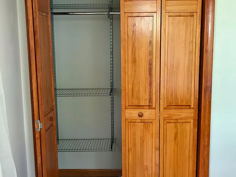 Custom Shelving in both Bedroom Closets
