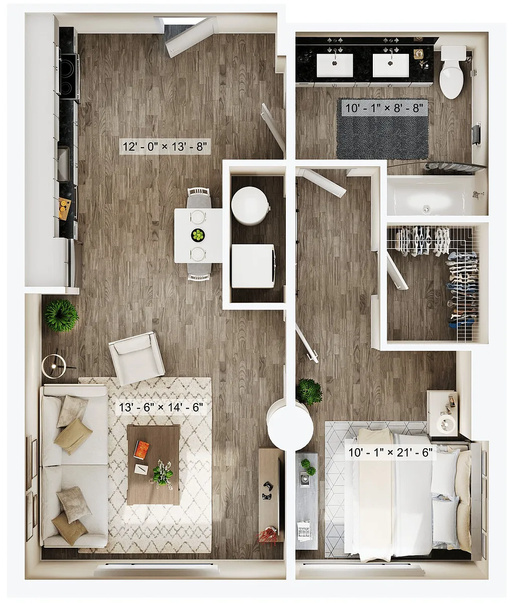 Floor plan Red