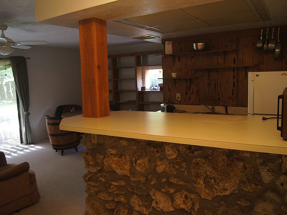 Natural stone counter base