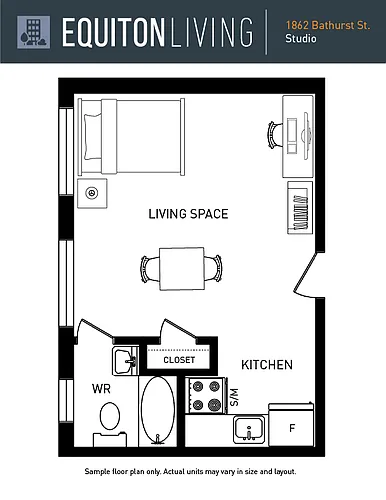 Floor plan Studio