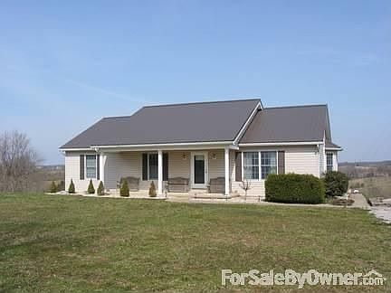 Back of House with Covered Porch