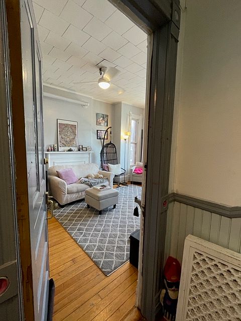 View from hallway into unit