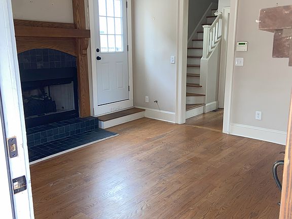 Entrance from front door to living room.