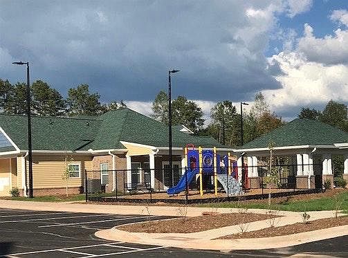 Playground and picnic area