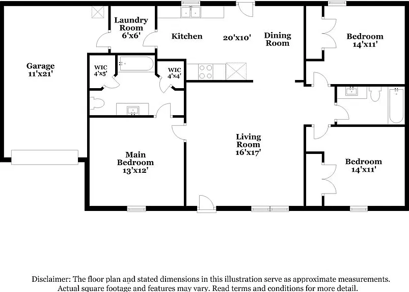 3 bed, 2.0 bath, 1260 sqft, $1,955 — Photo 2