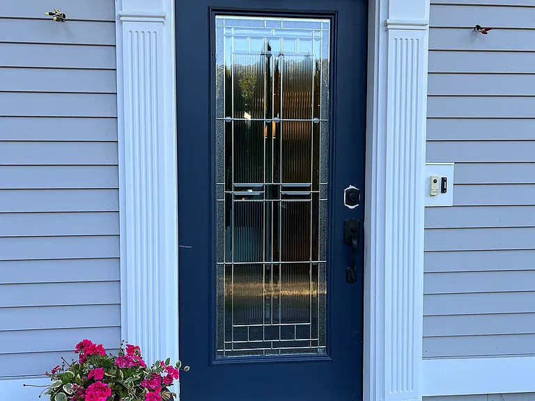 Front Shared Entrance to foyer leads to stairs to private apartment door.