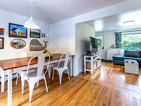 Dining and living area