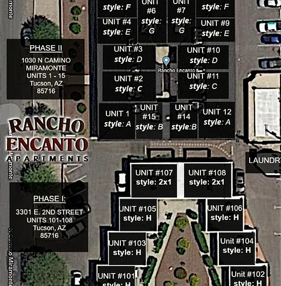 Rancho Encanto Map Rancho Encanto Map