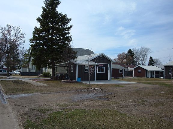 Side view of property