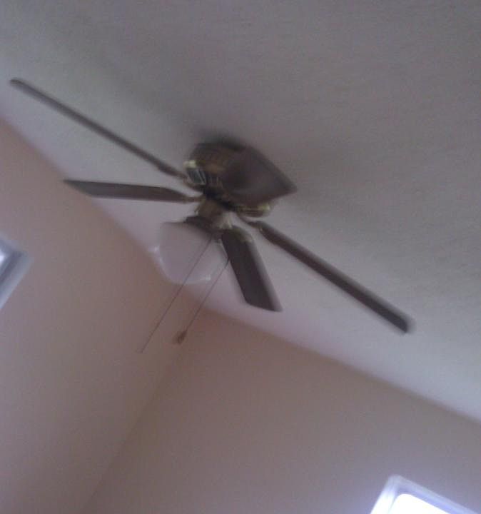 Bedroom ceiling fan