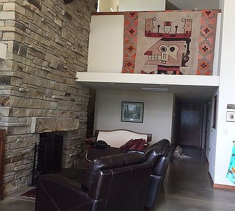 Great room facing loft