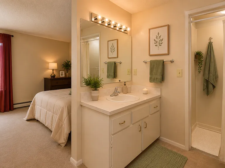 Master bed & bath