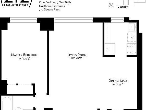 2nd image of 212 E 47th St APT 12B