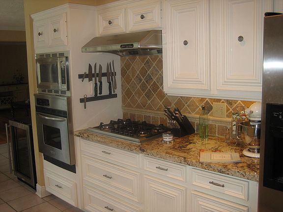 Stainless Steel Appliances in Kitchen