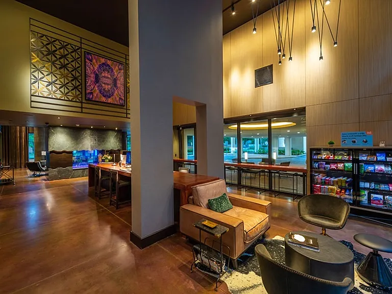 Comfortable social space.