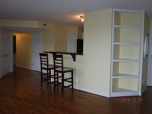 kitchen opens to living room