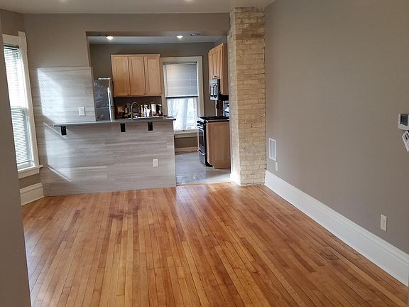view from dining room looking to kitchen