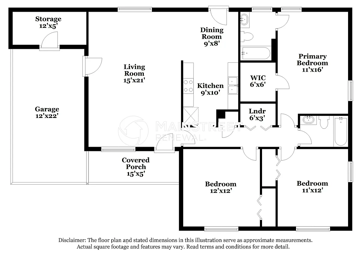 Floor Plan - 6494 Bobolink Ct