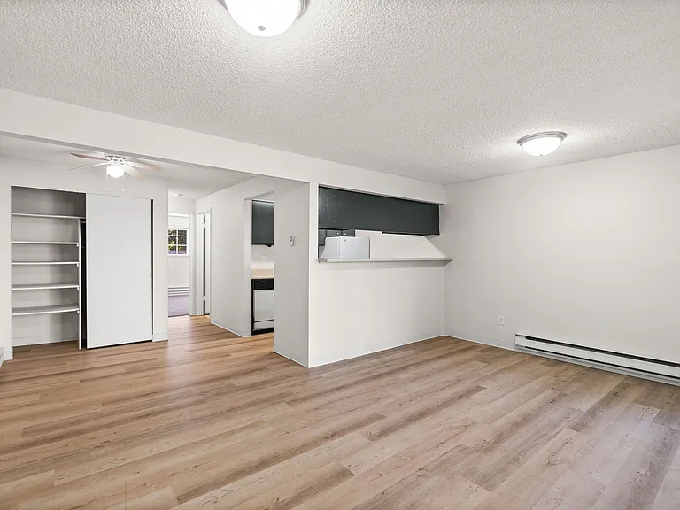 Open living space with flexible layout Open living space with flexible layout