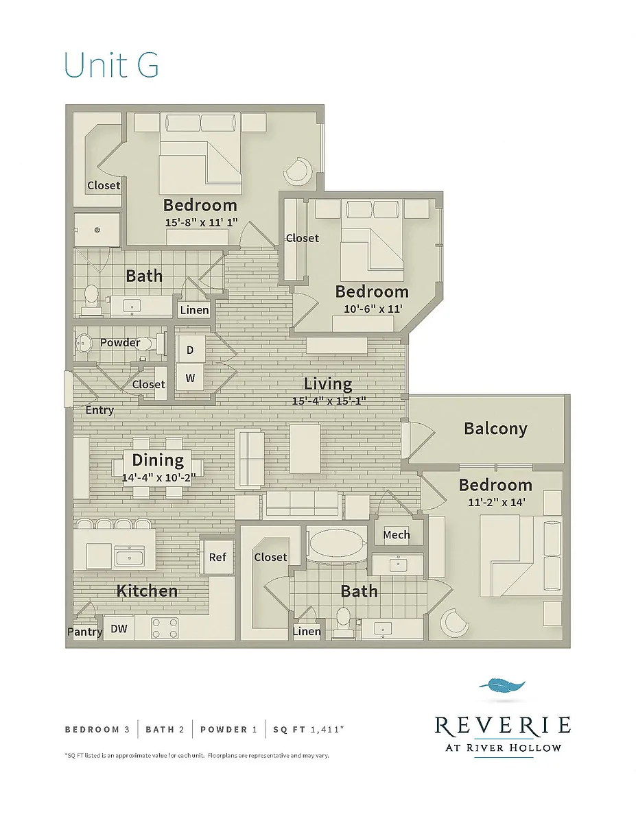 Floor plan G