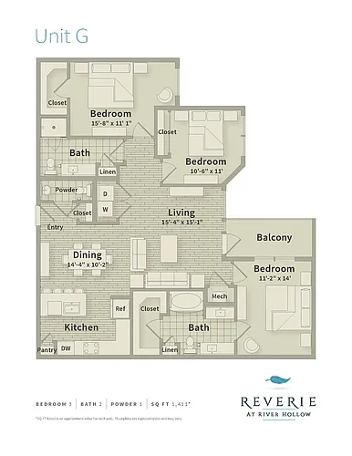 Floor plan G