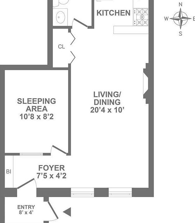 1st image of 121 W 80th St #Bf