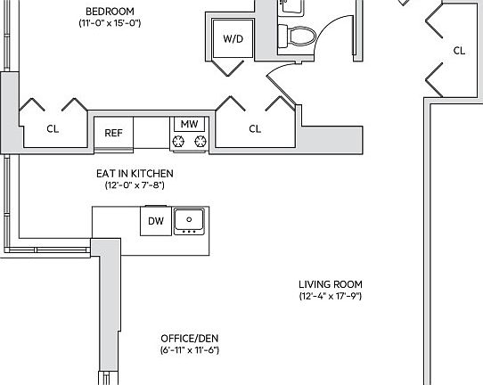 2nd image of 200 W 60th St APT 17B