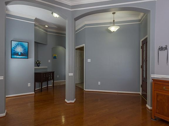 The spacious dining room is located at the front of the house. This room has nice trim details.