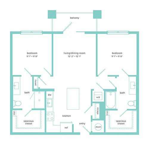 Floor plan B1 2/2