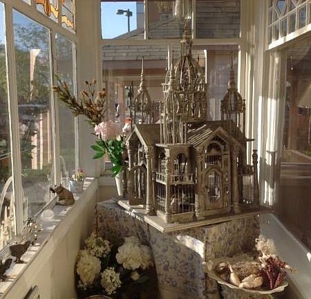 Front Entry & Antique Birdcage