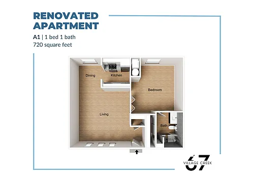 Floor plan A1 Renovated