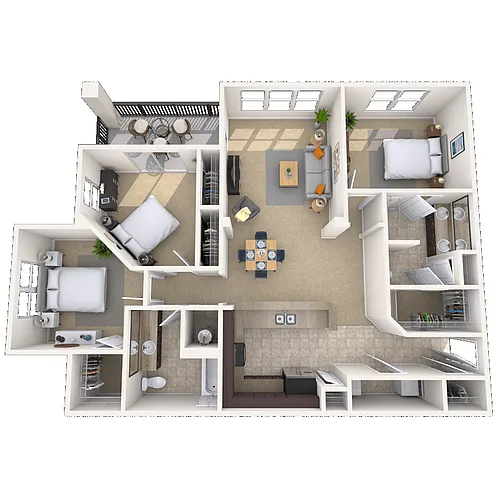 Floor plan Tivoli