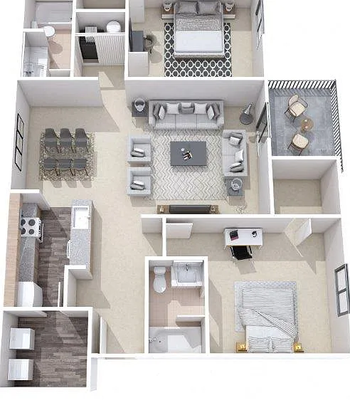 Hidden Lakes Apartment Homes — Photo 47