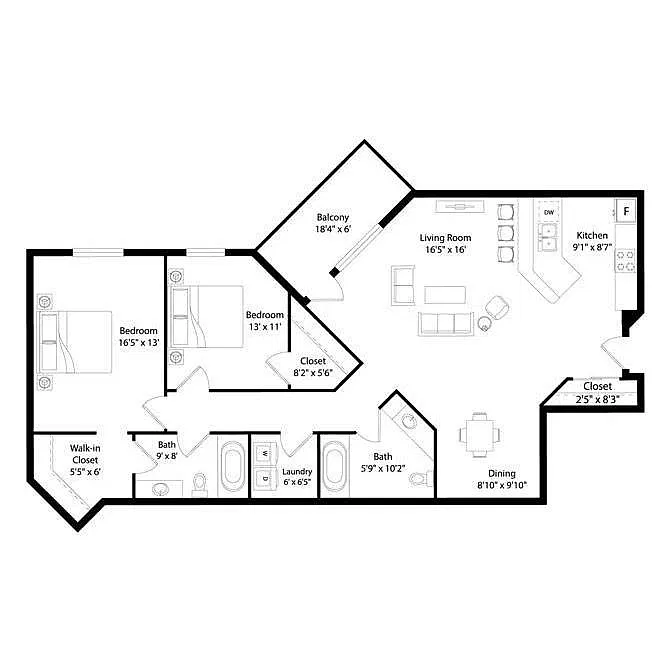 Floor plan B9R