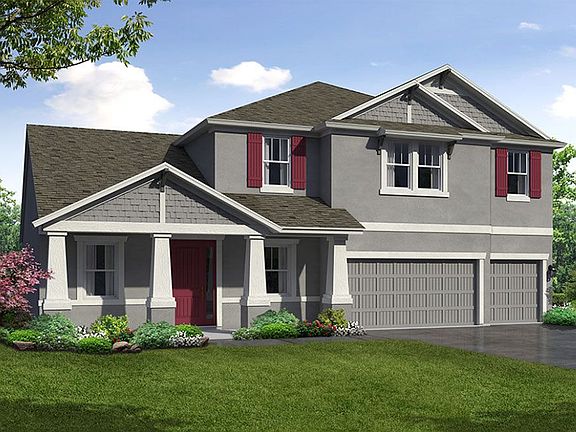 Jeppeson Craftsman elevation style William Ryan Homes Tampa