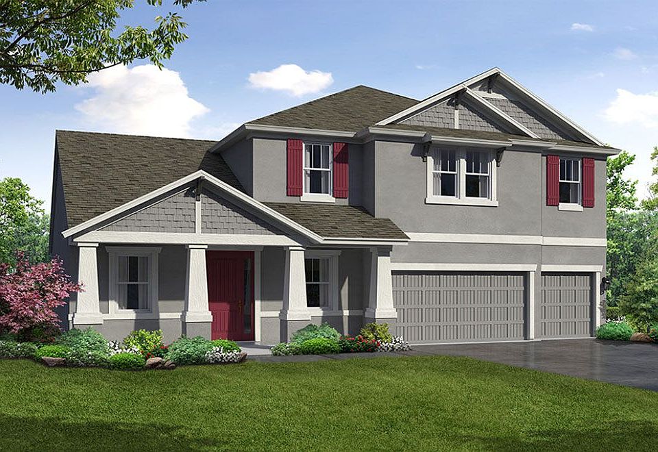 Jeppeson Craftsman elevation style William Ryan Homes Tampa