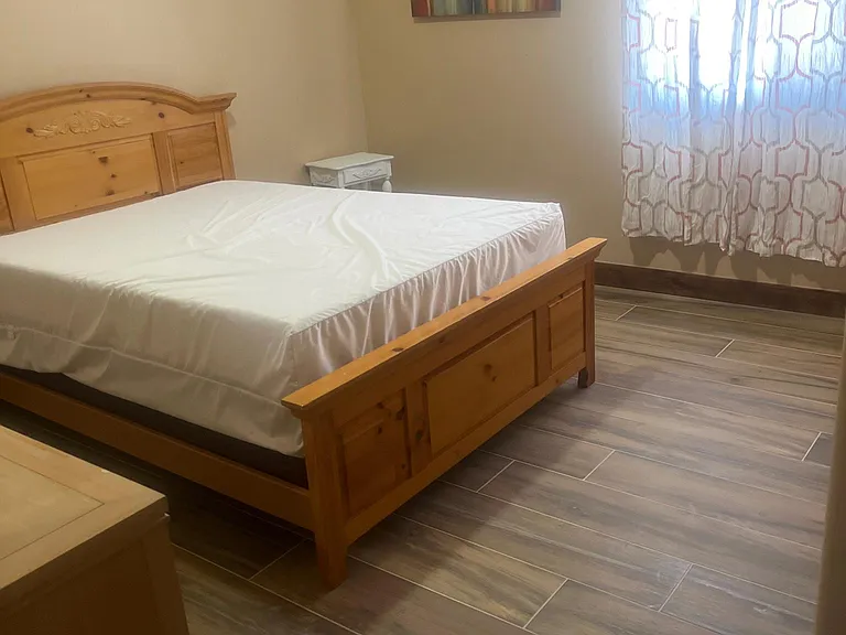 new tiles in second bedroom