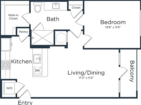 A2 | 1x1 | 748 sq ft A2 | 1x1 | 748 sq ft