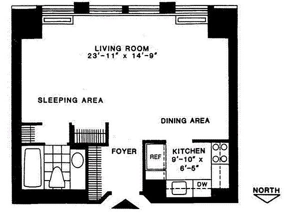 2nd image of 150 W 56th St APT 4111