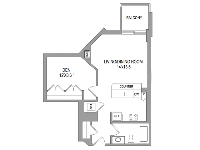 Floor plan Studio