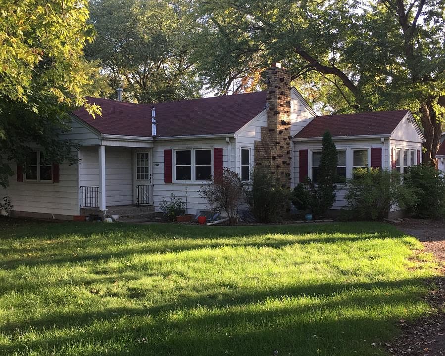 Home front with large lot