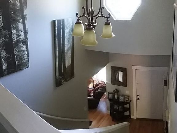 front entry and stair case